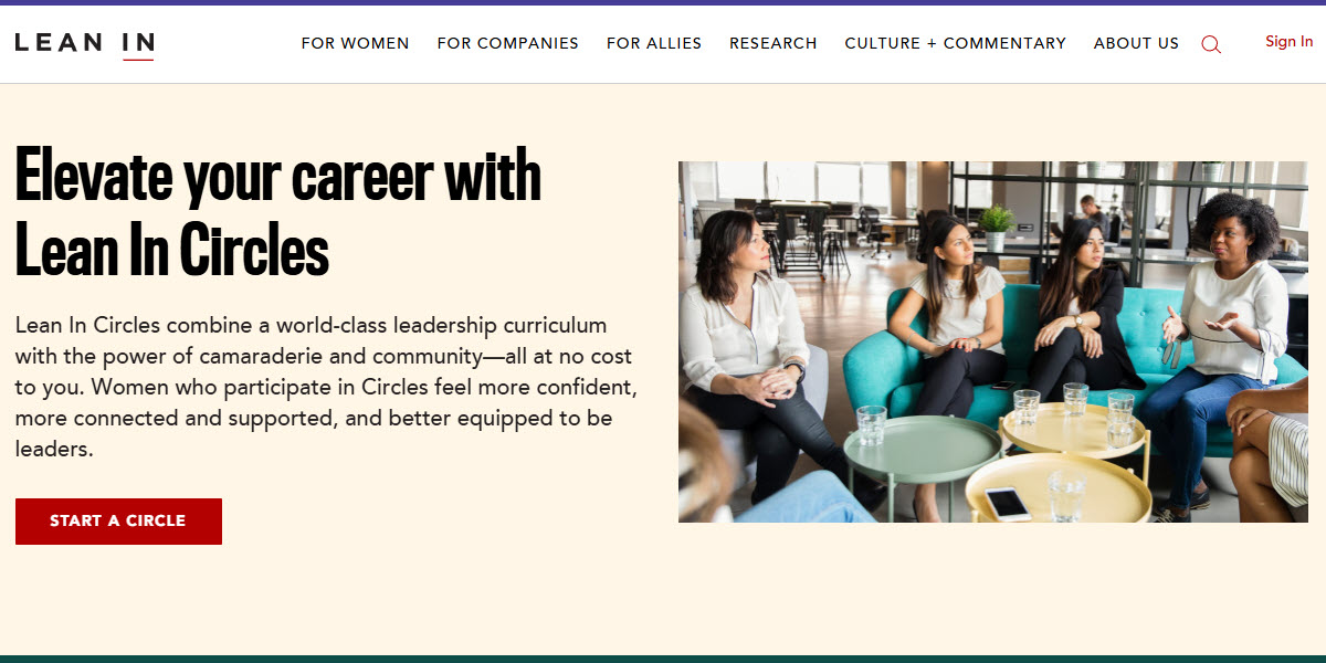 Lean In -  industry in Palo Alto CA