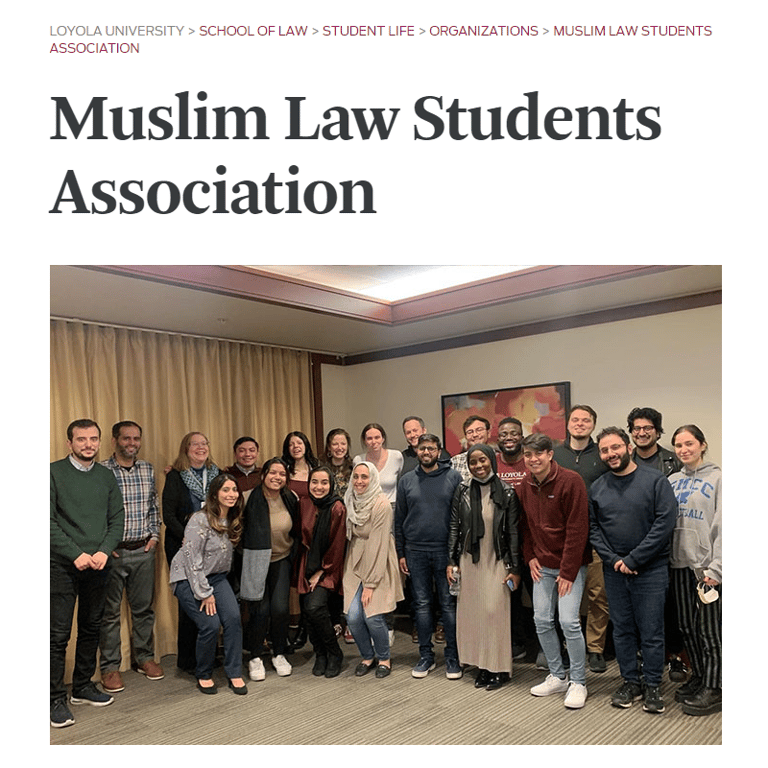Loyola Muslim Law Students Association -  industry in Chicago IL