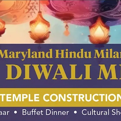MHMM Diwali Mela: Temple Construction Benefit