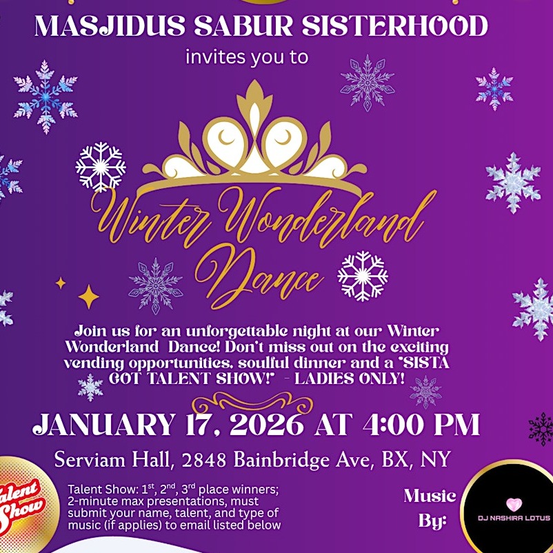 Masjidus Sabur Sisterhood Winter Wonderland Dance