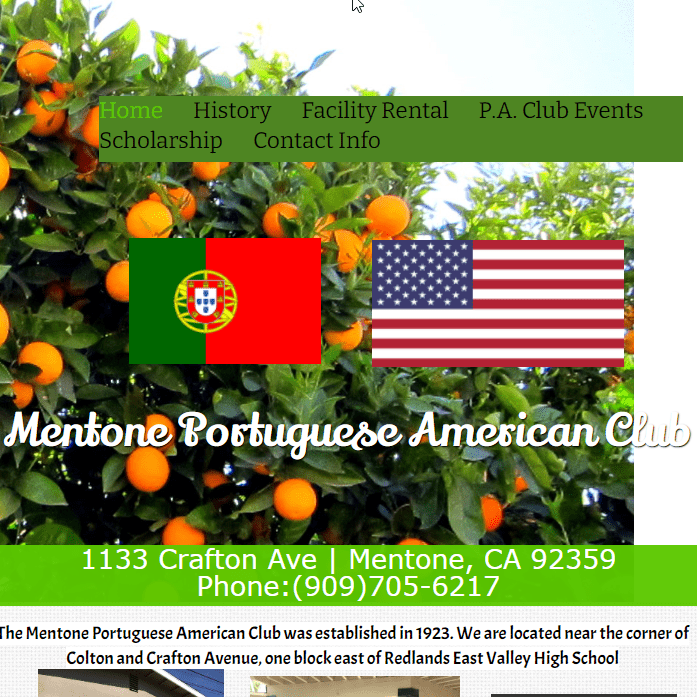 Mentone Portuguese American Club - Portuguese category in Mentone CA