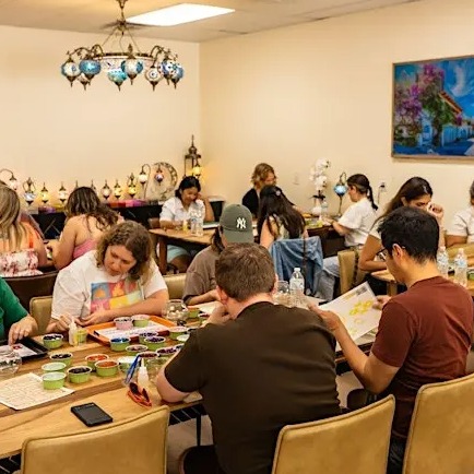 Mosaic Art Class in Austin, TX: Turkish Lamp Workshop