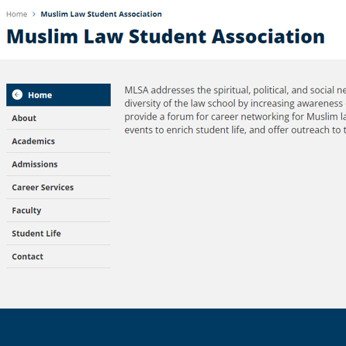 Muslim Law Student Association at Howard Law - Muslim category in Washington DC