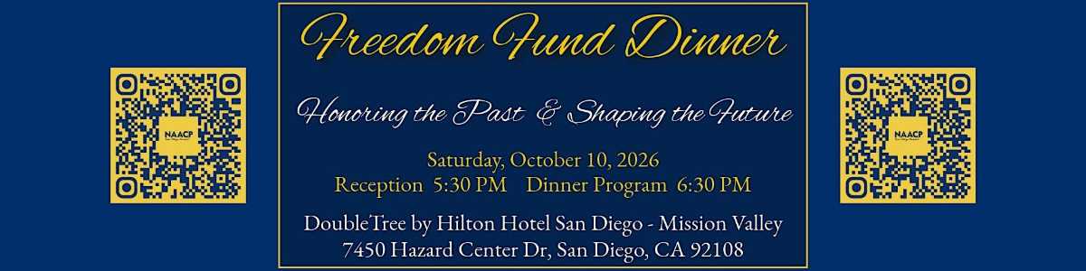 NAACP San Diego Branch 2026 Freedom Fund Dinner -  industry in San Diego CA