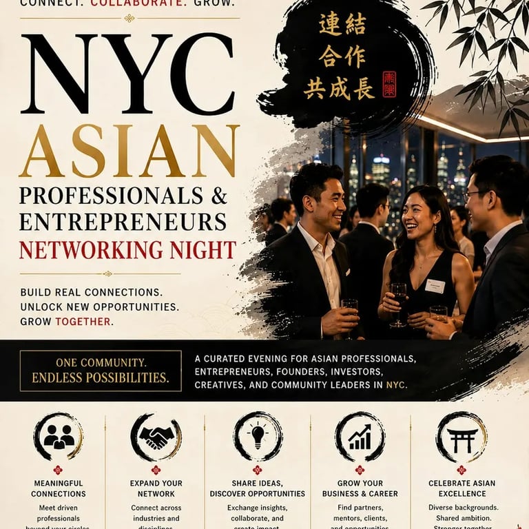 NYC Asian Professionals & Entrepreneurs Networking Night