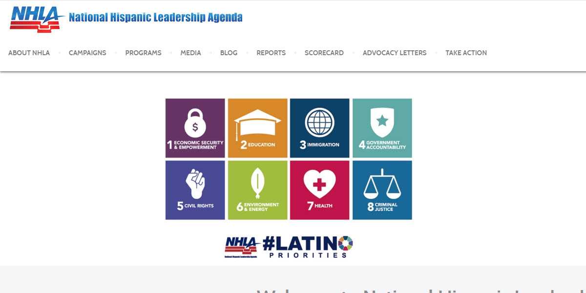 National Hispanic Leadership Agenda -  industry in Washington DC