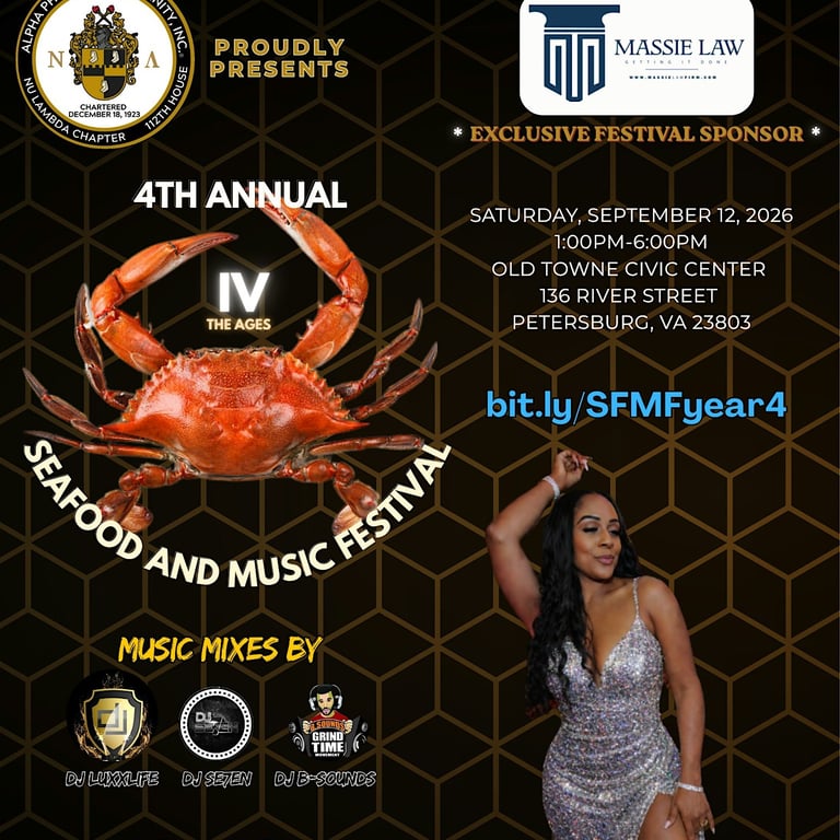Nu Lambda Alphas 4th Annual Seafood & Music Festival