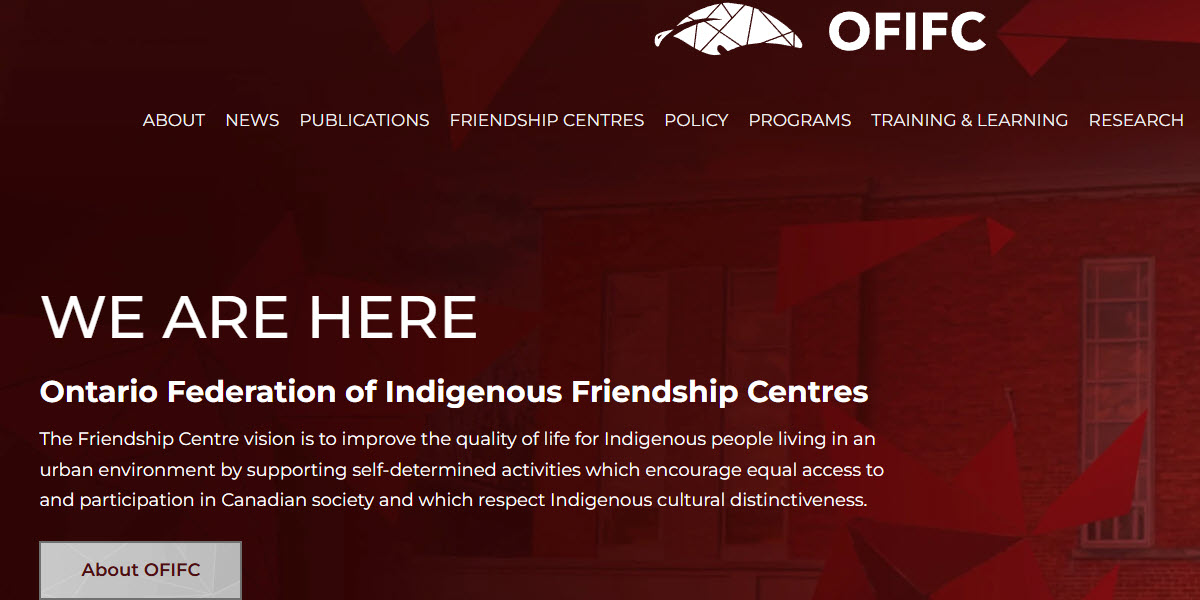 Ontario Federation of Indigenous Friendship Centres -  industry in Toronto ON