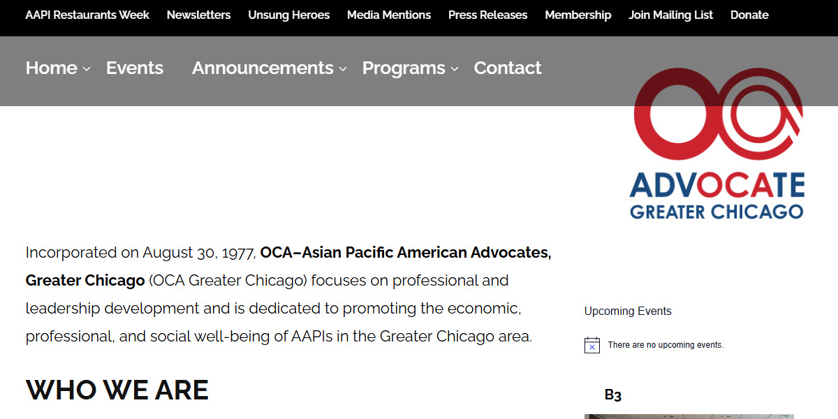 Organization of Chinese Americans Asian Pacific American Advocates Chicago -  industry in Chicago IL