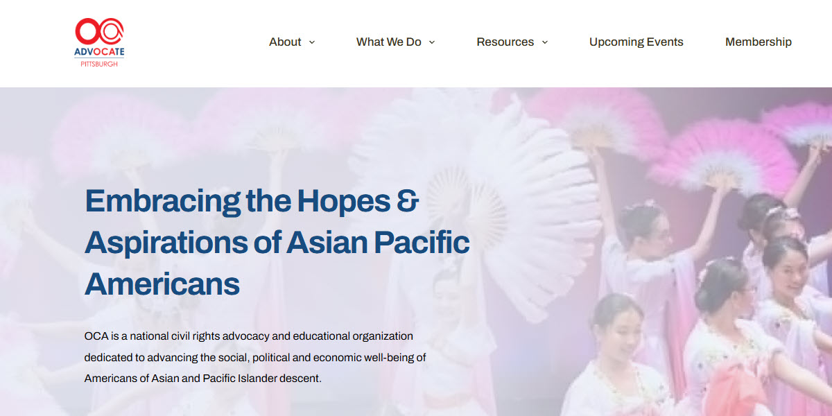 Organization of Chinese Americans Asian Pacific American Advocates Pittsburgh -  industry in  