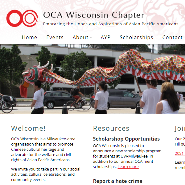 Organization of Chinese Americans Asian Pacific American Advocates Wisconsin - Chinese category in Milwaukee WI