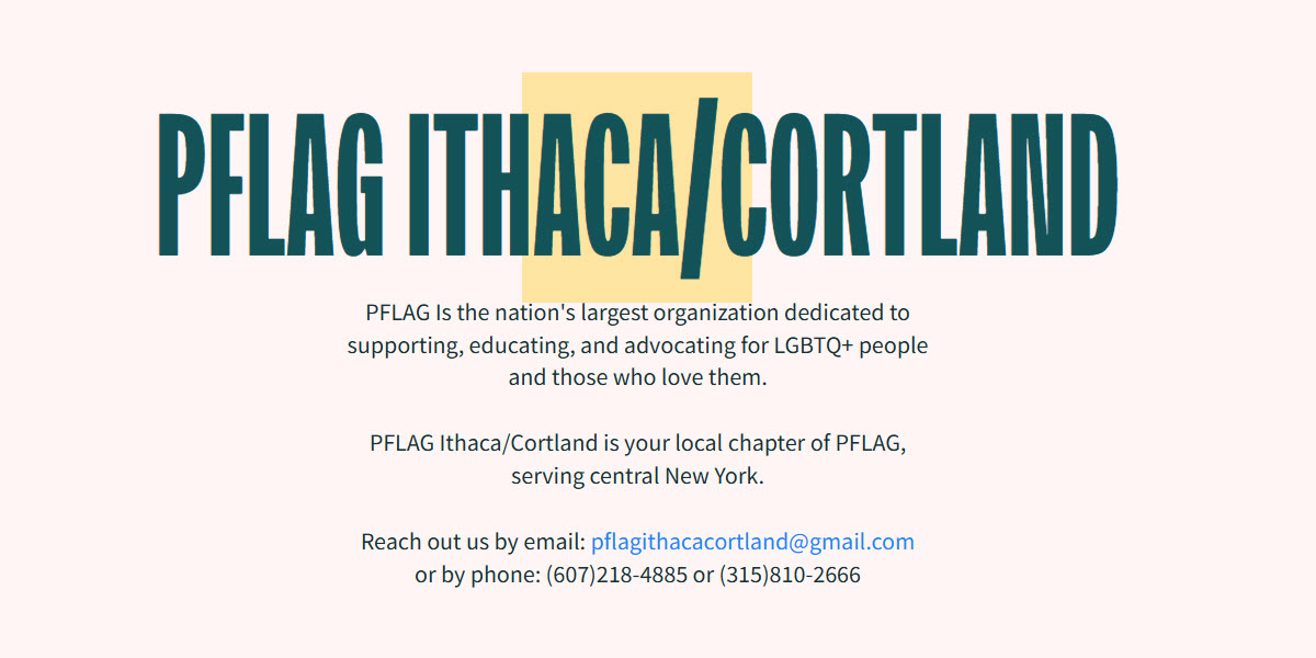 PFLAG Ithaca Cortland -  industry in Cortland NY