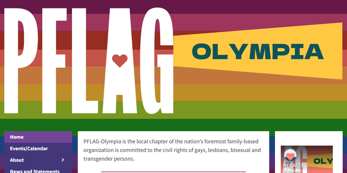 PFLAG Olympia -  industry in Olympia WA