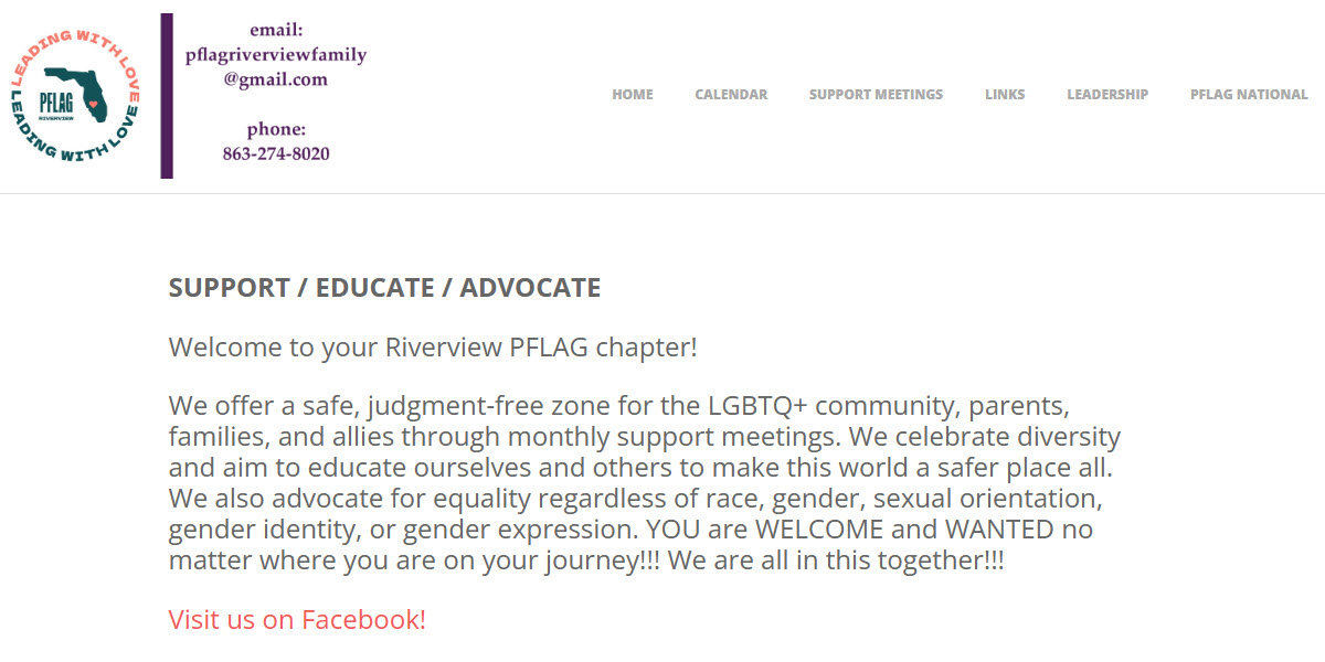 PFLAG Riverview -  industry in Riverview FL