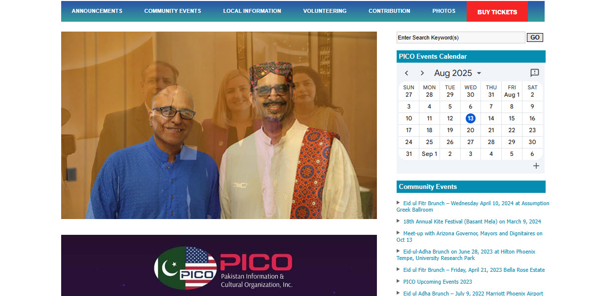 Pakistan Information & Cultural Organization -  industry in Phoenix AZ
