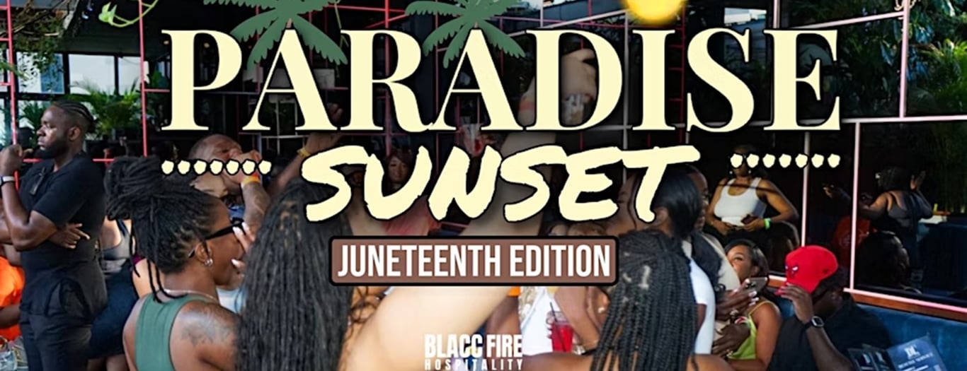 Paradise Sunset Rooftop Day Party - Juneteenth Party -  industry in New York NY