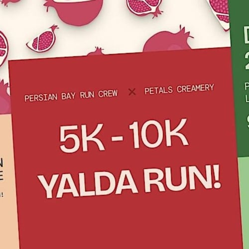 Persian Bay Run Crew: Yalda 5K & 10K Social Run (3 Mile & 6 Mile)