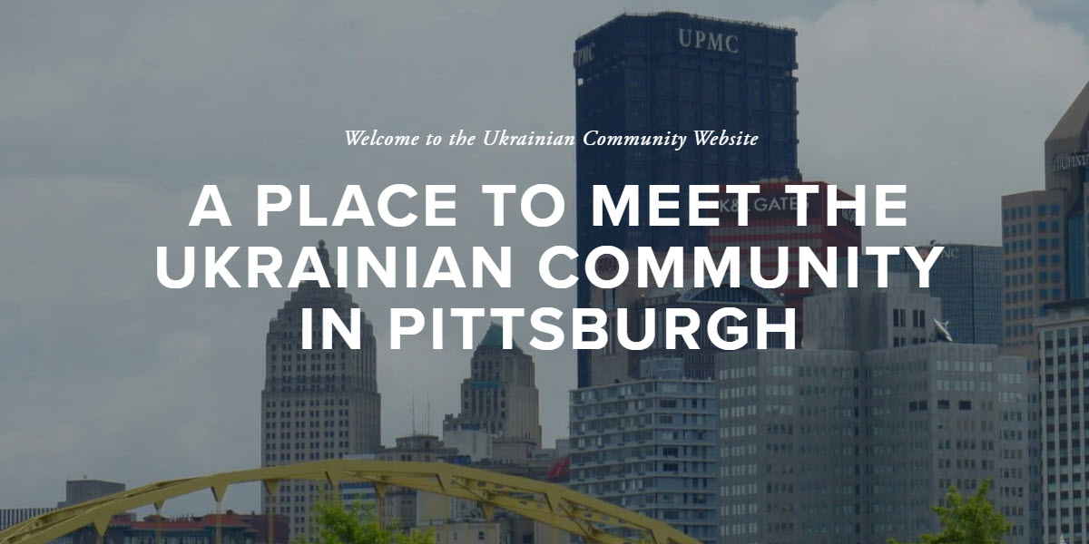 Pittsburgh Ukrainians - Ridna Shkola -  industry in Carnegie PA