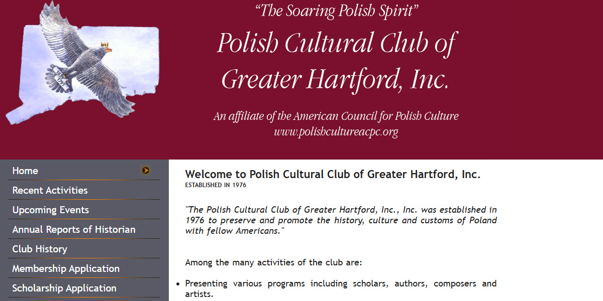 Polish Cultural Club of Greater Hartford, Inc. -  industry in East Hartford CT