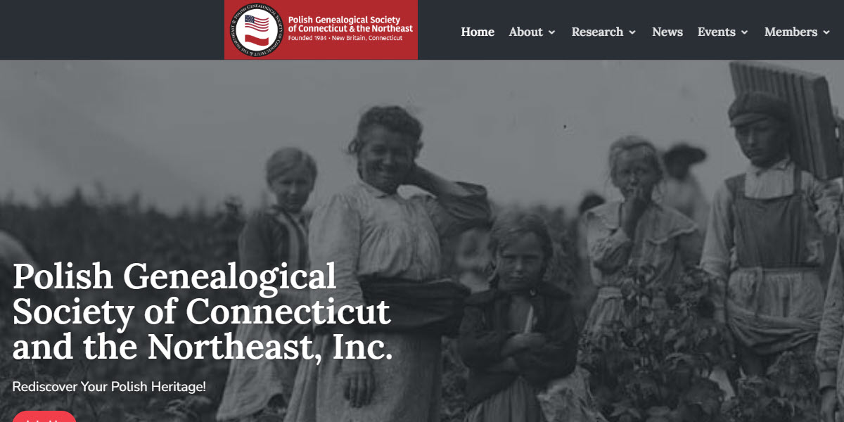 Polish Genealogical Society of Connecticut and the Northeast, Inc. -  industry in New Britain CT