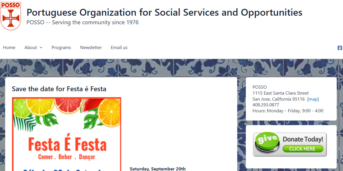 Portuguese Organization for Social Services and Opportunities -  industry in San Jose CA
