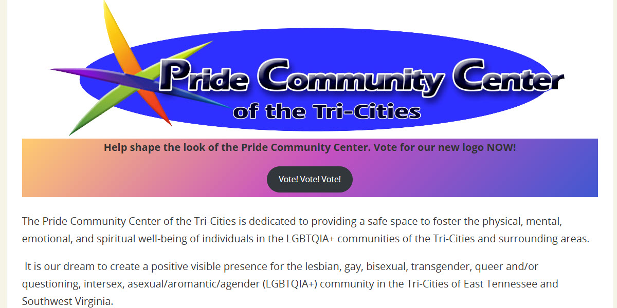 Pride Community Center of the Tri-Cities -  industry in Johnson City TN