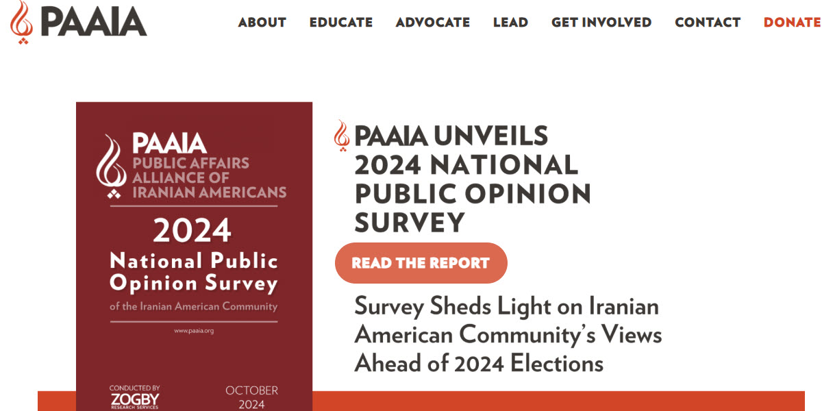 Public Affairs Alliance of Iranian Americans -  industry in Washington DC