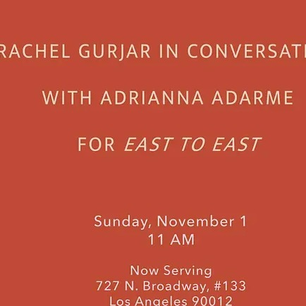 Rachel Gurjar in Conversation for East to East