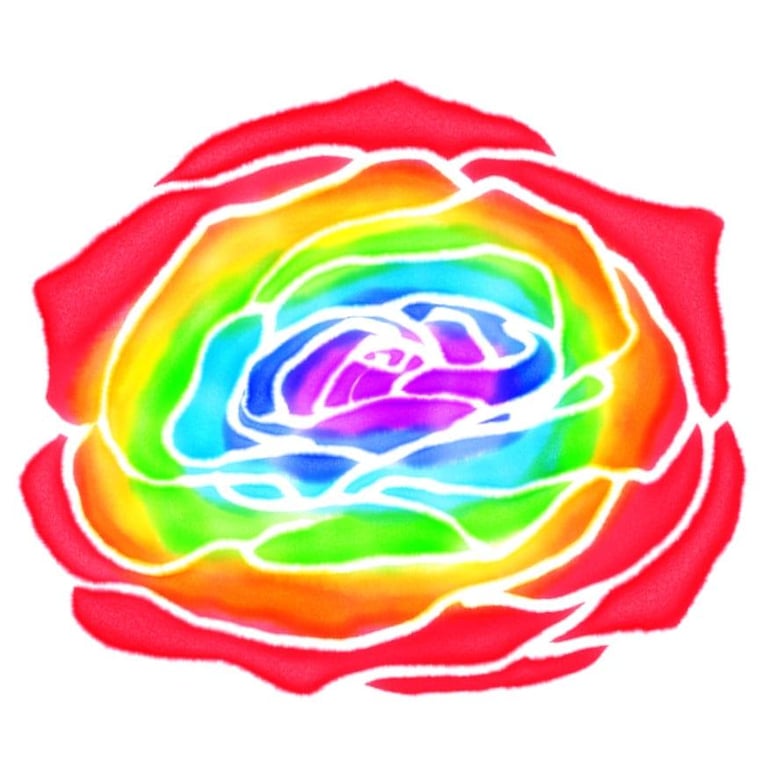 Rainbow Rose Center
