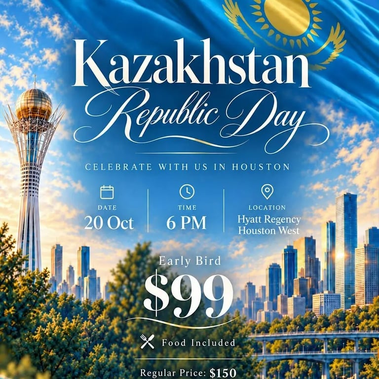 Republic Day of Kazakhstan Celebration & Gala Dinner