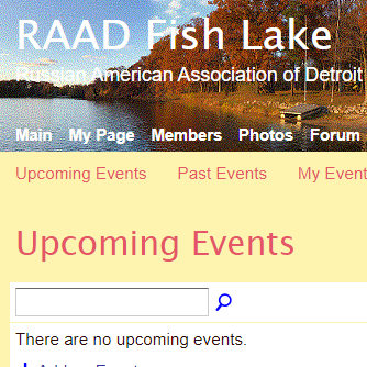 Russian American Association of Detroit Fish Lake - Russian category in Holly MI