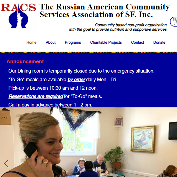 Russian American Community Services Association of SF, Inc. - Russian category in San Francisco CA