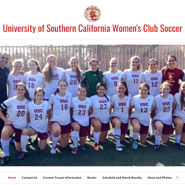 USC Women's Club Soccer - Women category in Los Angeles CA