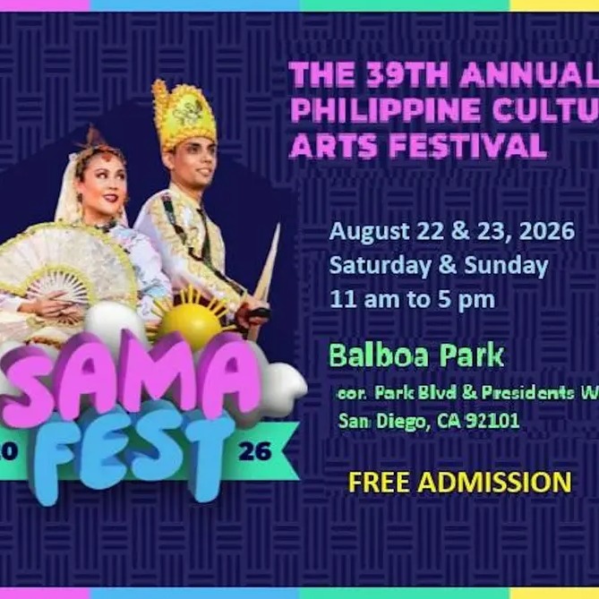 SamaFest 2026 - 39th Philippine Cultural Arts Festival at Balboa Park