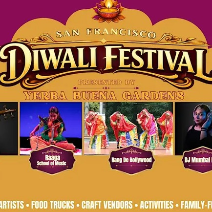 San Francisco Diwali Festival (Sunday, Nov 8)