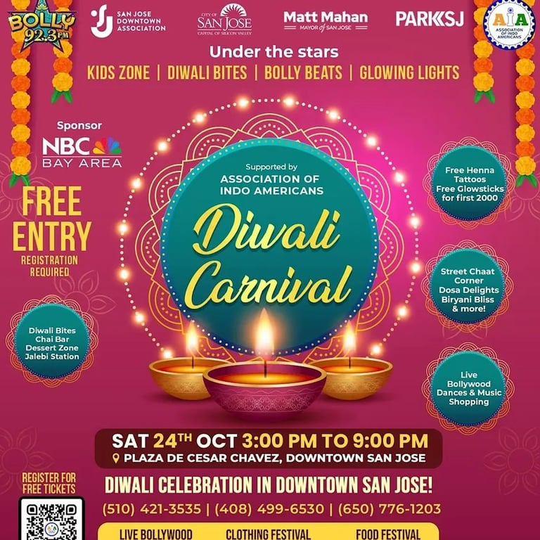 San Jose - Diwali Carnival - Festival of Lights