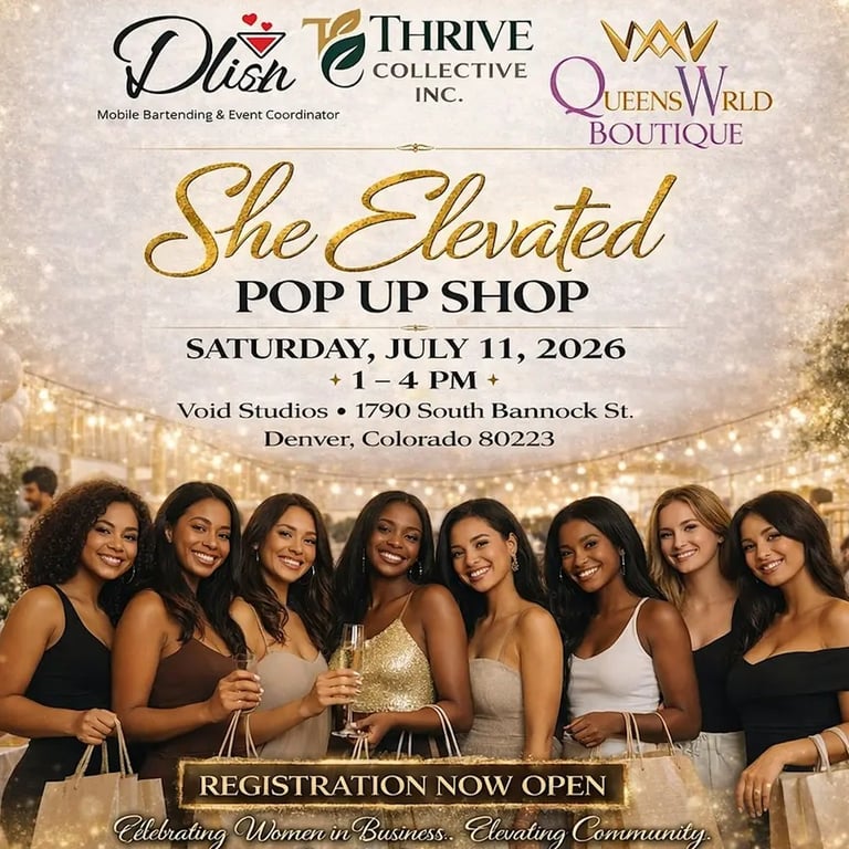 She Elevated Pop Up Shop