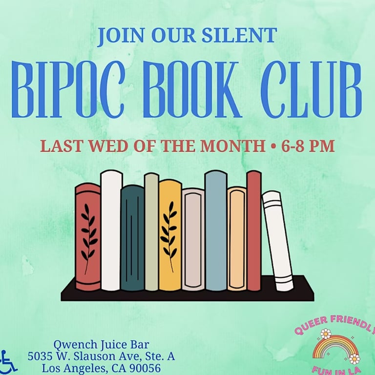 Silent BIPOC Book Club in Los Angeles