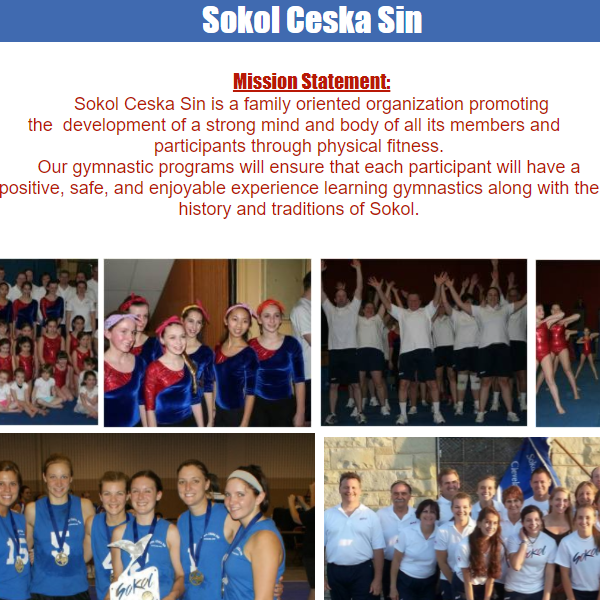 Sokol Ceska Sin - Czech category in Cleveland OH