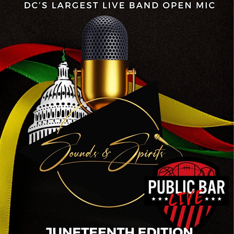 Sounds & Spirits June 2026 - DC's Largest Live Band Open Mic