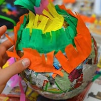 Spanish Culture-Making Piñatas