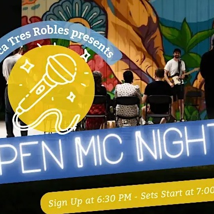 Spring Open Mic Night at Finca Tres Robles