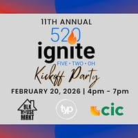 TYP Connects | ignite520 Kickoff Party + Blk House Mrkt Popup Market