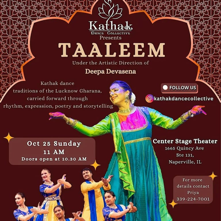Taaleem - Presented by Kathak Dance Collective!