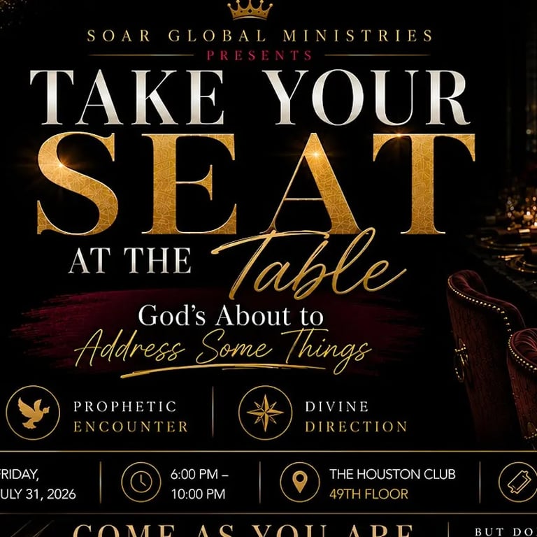 Take Your Seat at the Table