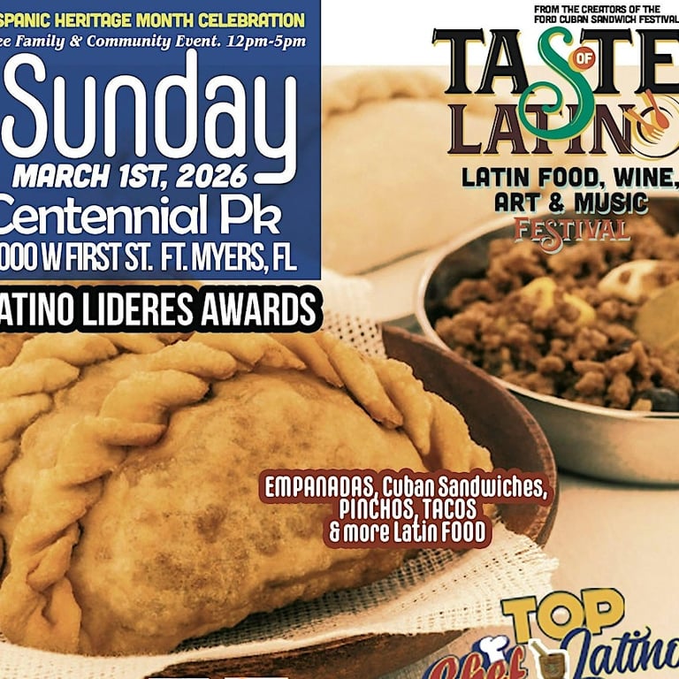 Taste Of Latino Festival:Empanada Smackdown In SWFL/Ft. Myers: (4th Ann)