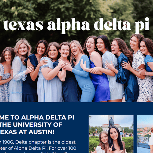 Texas Alpha Delta Pi - Women category in Austin TX