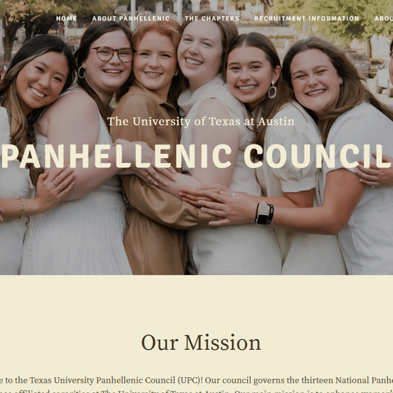 Texas Panhellenic Council - Women category in Austin TX