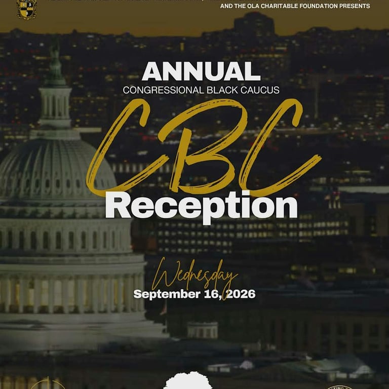 The Alpha Phi Alpha Fraternity, Inc. OLA Chapter CBC Reception 2026