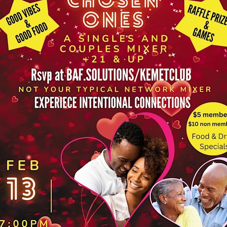 The BAF Presents...The Chosen Ones - Couples & Singles Mixer